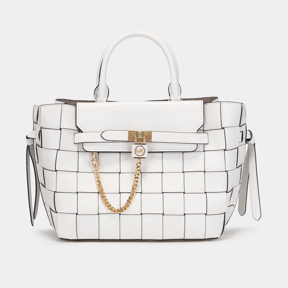 Michael Kors White Bag with Accent Chain ✨brand new ✨